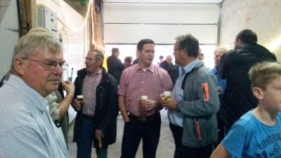 Nach dem Ortsrundgang ein kühles Gezapftes.